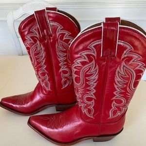 Women's size 8 Red Cowboy Boots